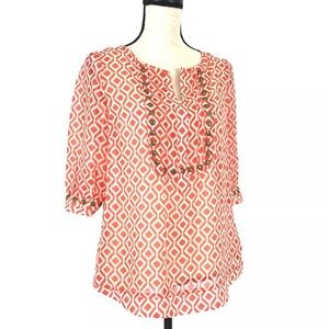 41 HAWTHORN Stitch Fix Studded Blouse Size Medium